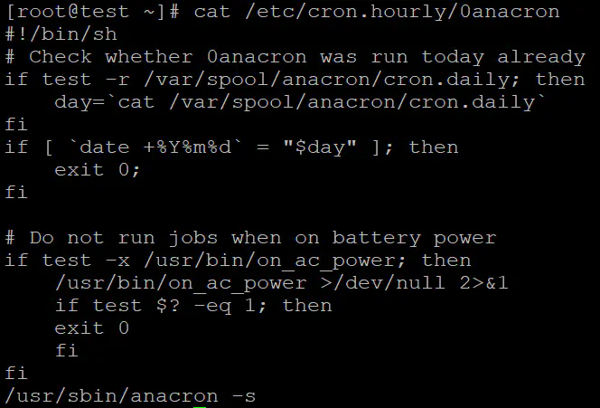 anacron调用脚本0anacron